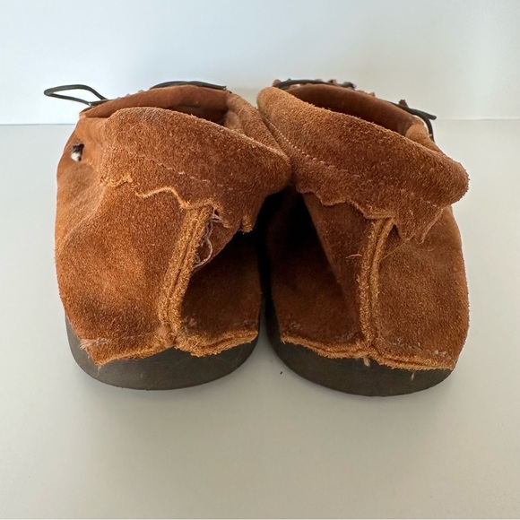 Taos Phoenix moccasins brown suede beaded - Picture 3 of 8